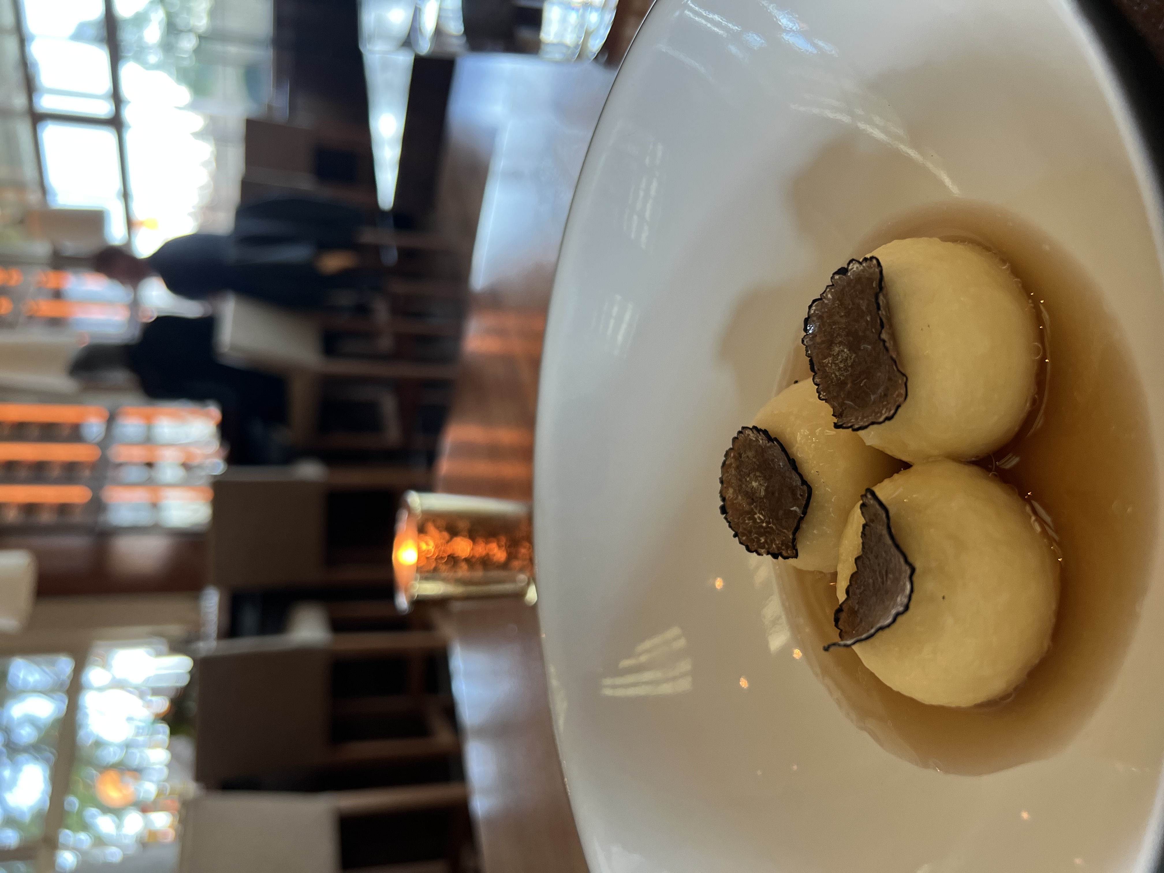 The ricotta gnudi at Press restaurant, Napa Valley.