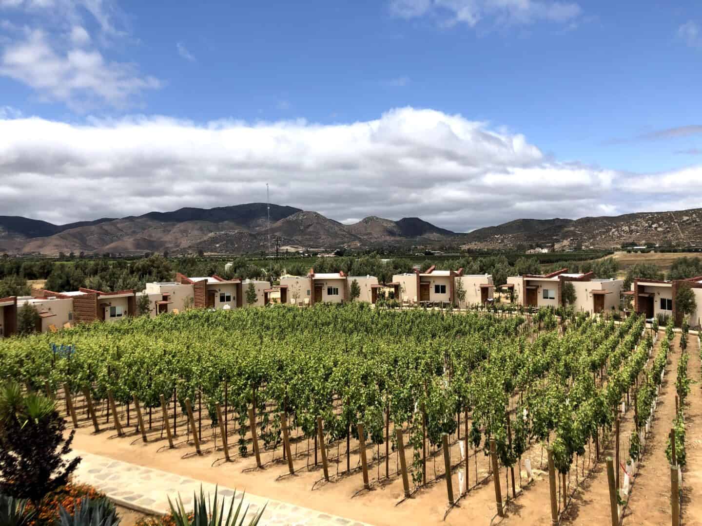 Valle- casitas and mountains