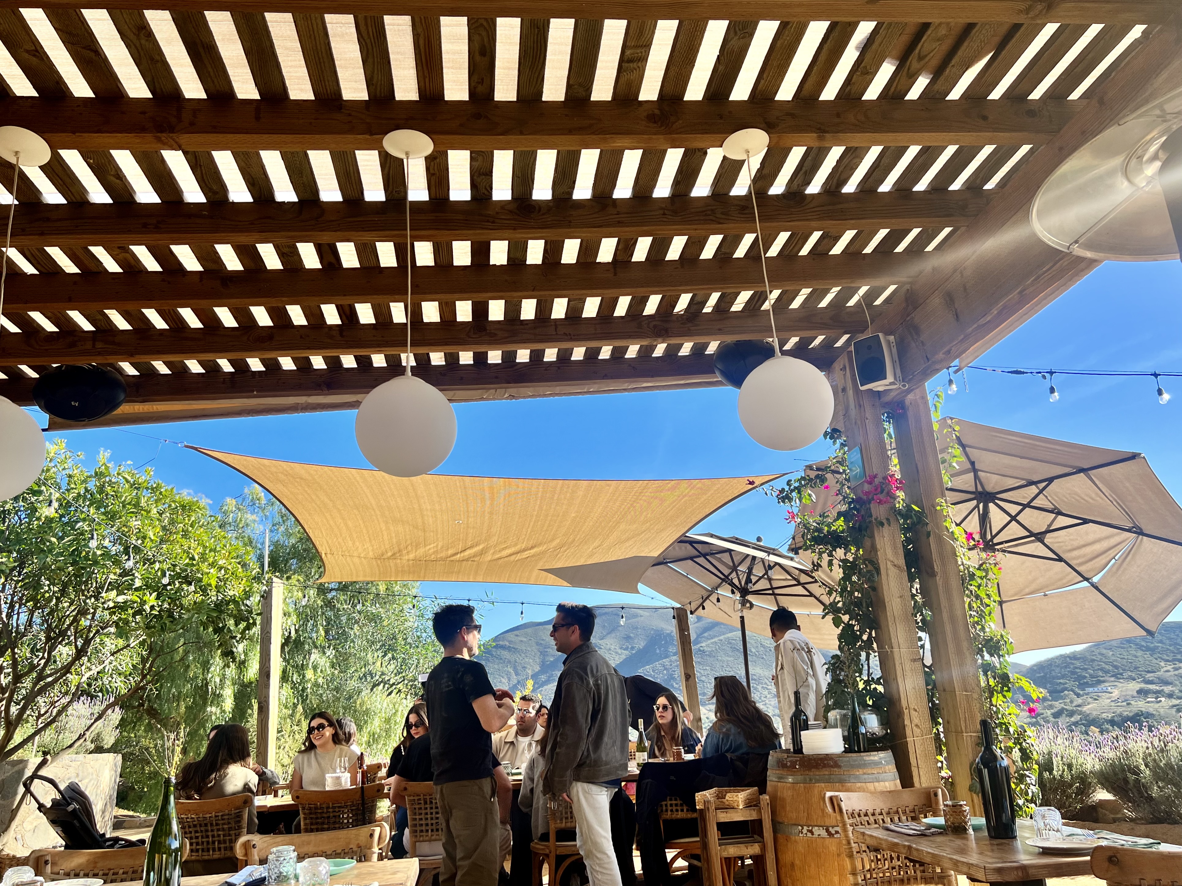 Valle de Guadalupe, al fresco dining