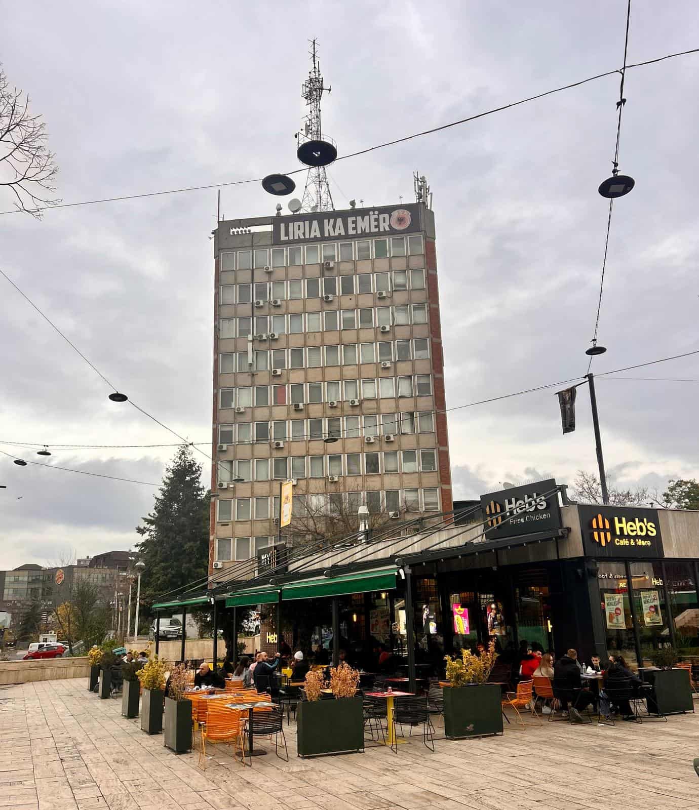 downtown prishtina kosovo