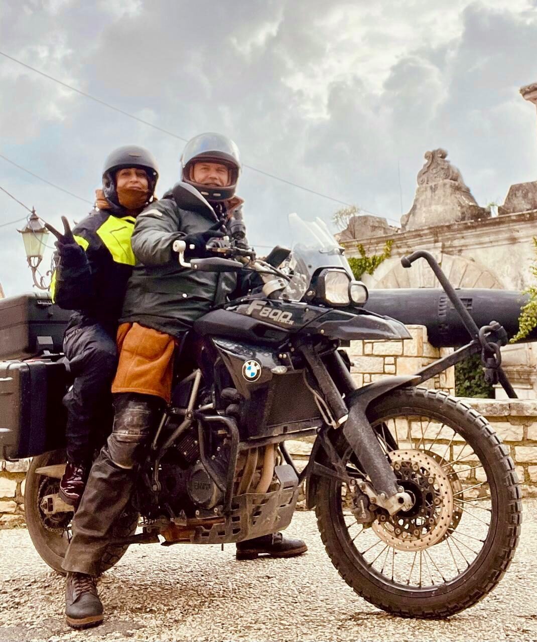 adventuring corfu on mororbike