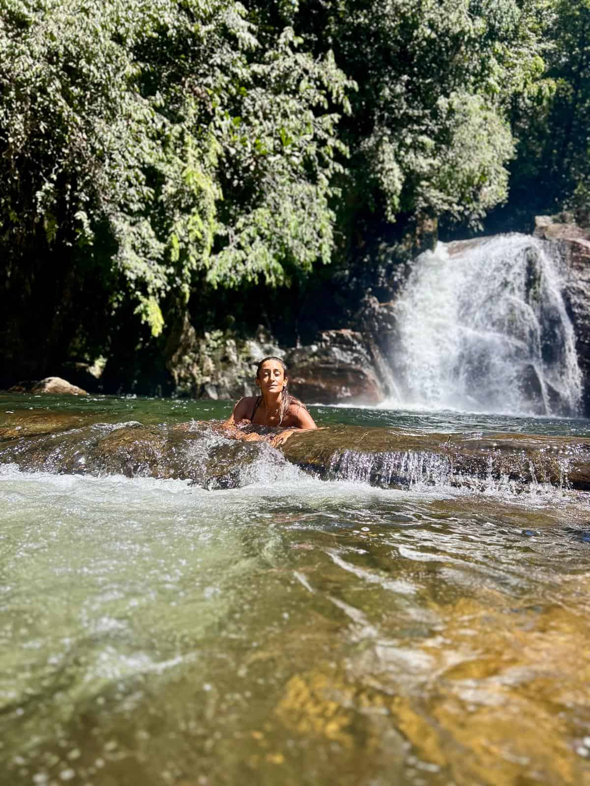 Sinharaja Rainforest waterfall