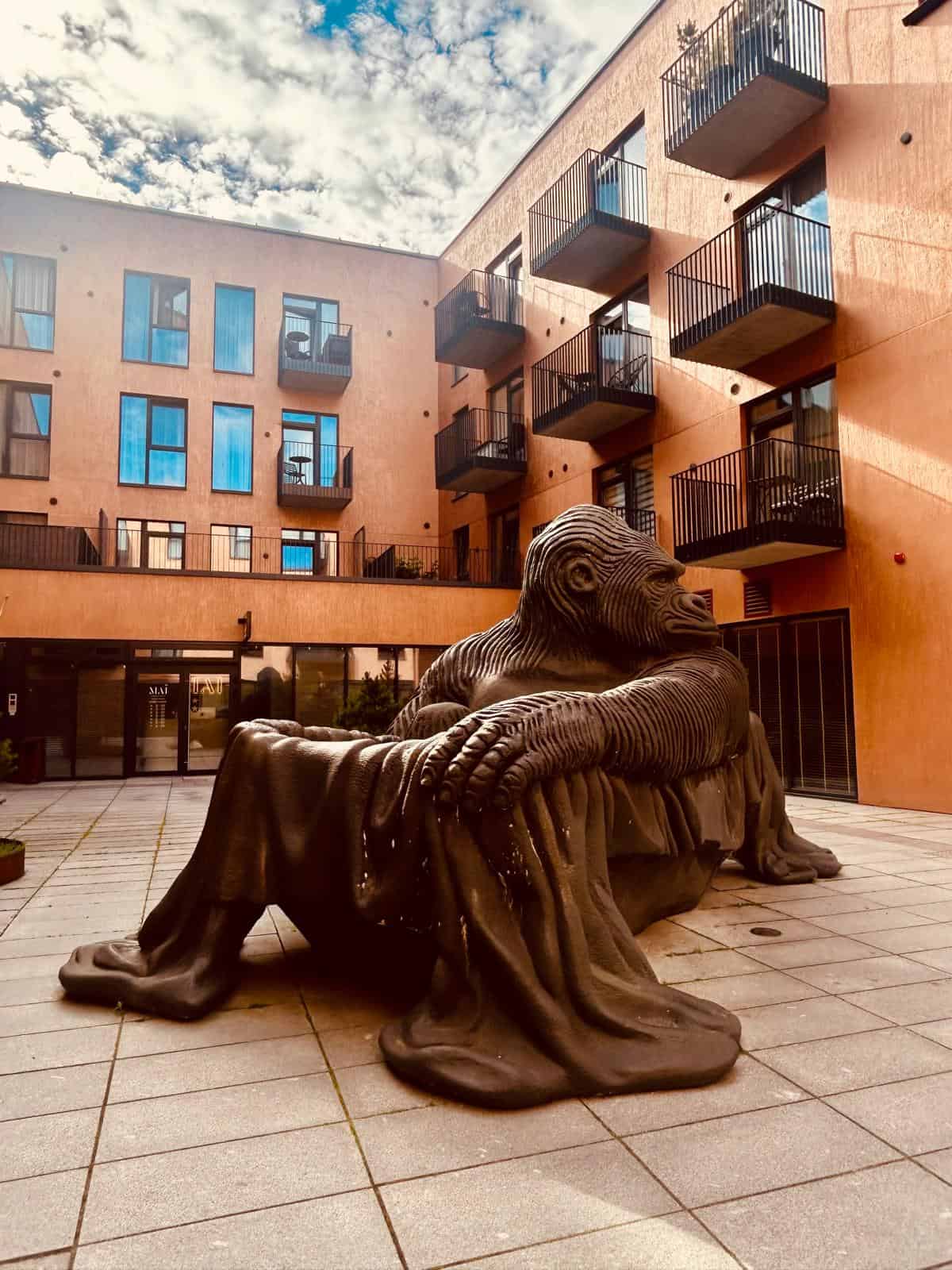 downtown Vilnius Lithuania
