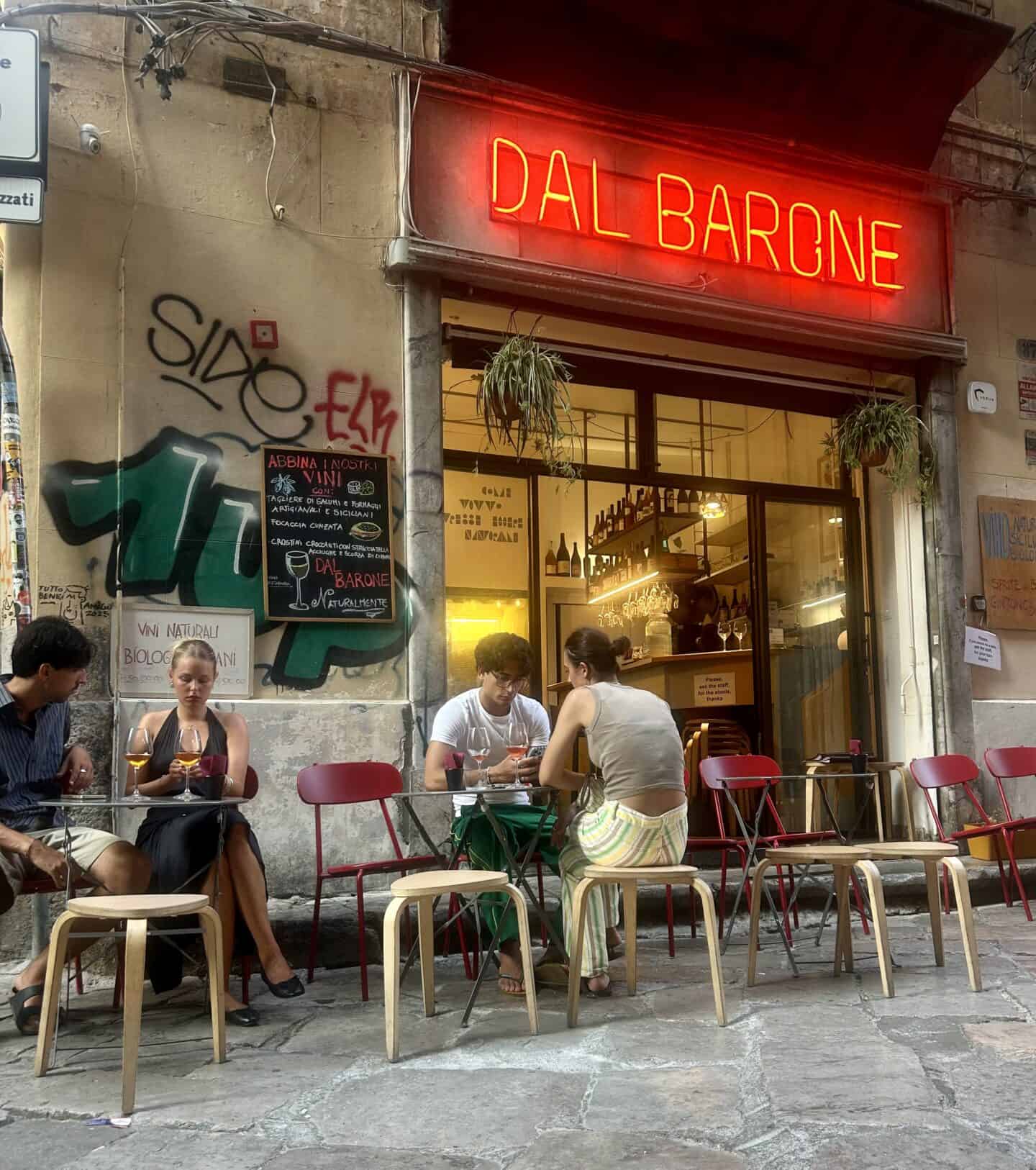 dal barone wine bar palermo sicly islands