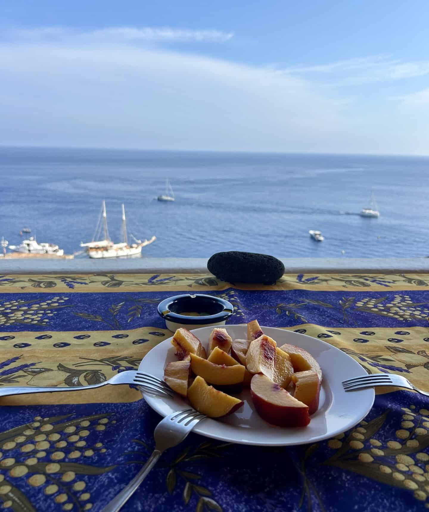 filicudi views to the port sicilian islands