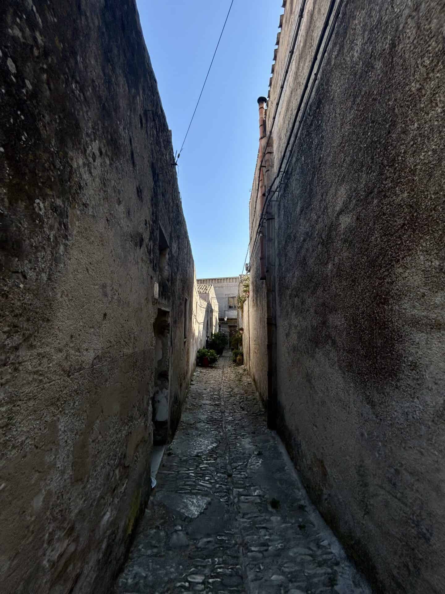 old town erice trapani sicilian islands